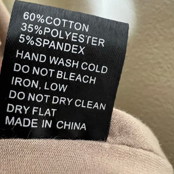 POL Swing Tunic Top Size Small Womens Brown Drop Shoulder Relaxed Acid Wash New - Picture 8 of 9